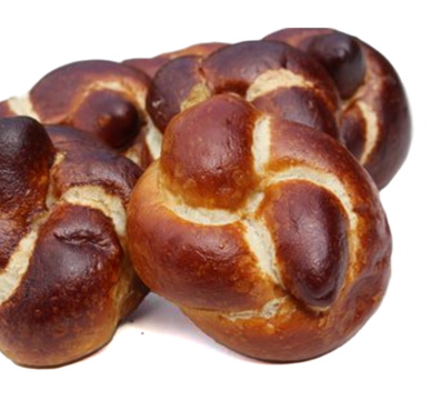 Challa Pretzel Rolls