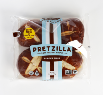 4 Pack Pretzel Buns