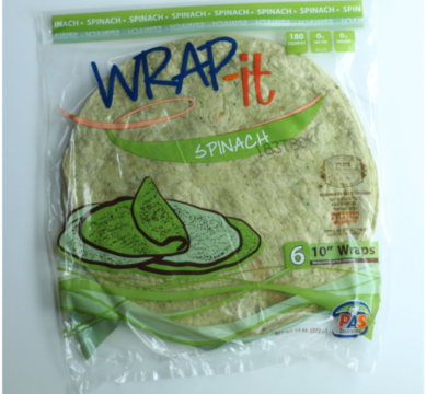 10″ Spinach Wrap