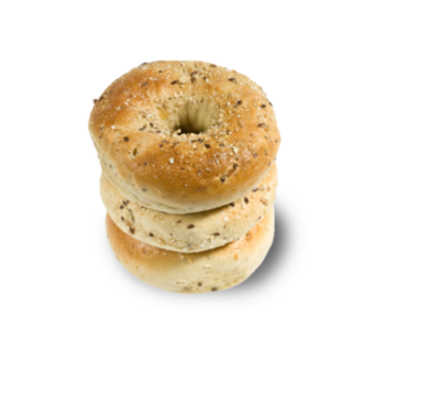 Whole Wheat Bagels Everything 
